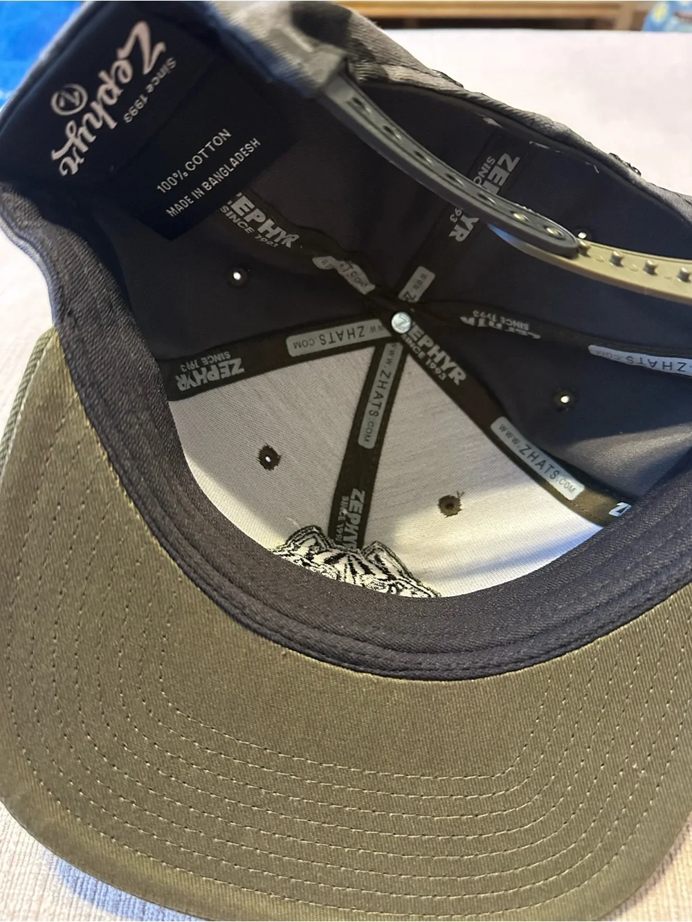 UCONN Camouflage Baseball Hat - Olive Brim